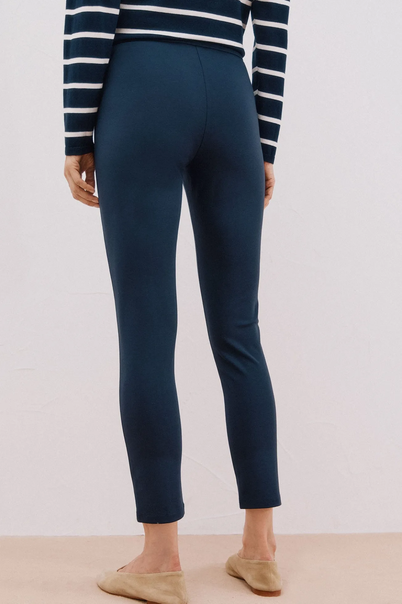 Leggings de malha femininas