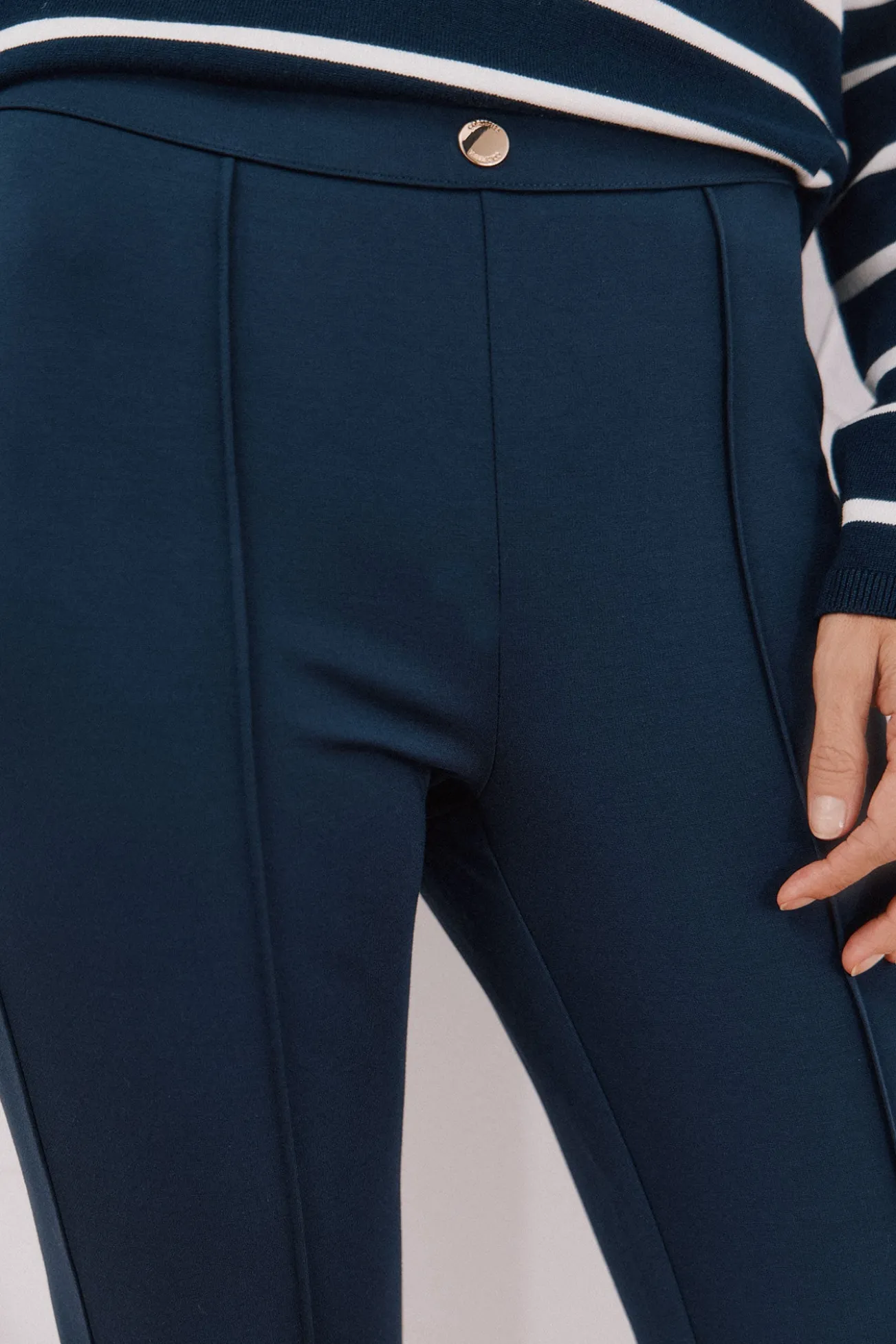 Leggings de malha femininas