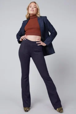 Leggings moldadoras efeito camurça