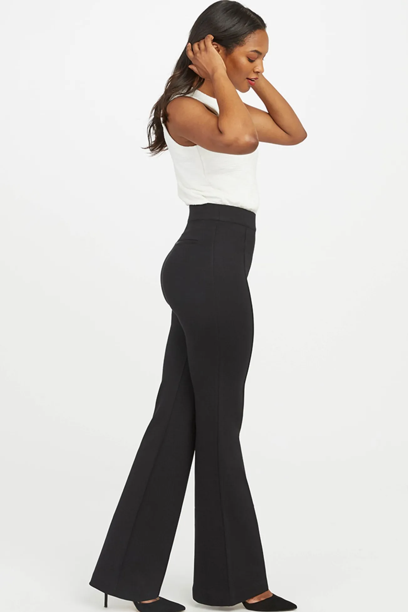 Leggins moldeadores campana negro Spanx