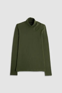 Long sleeve high neck sweater