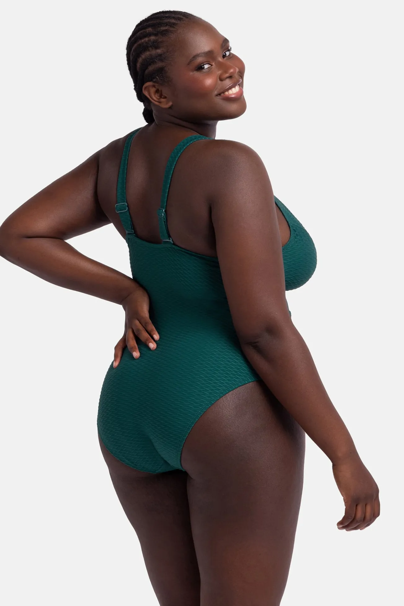 Maiô shapewear/moldador verde