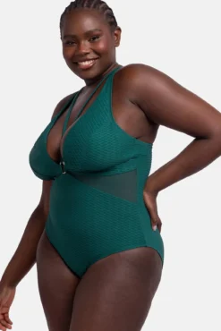 Maiô shapewear/moldador verde