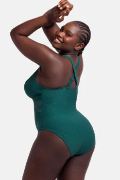 Maiô shapewear/moldador verde