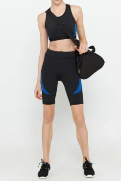 Malha ciclista detalhe azul