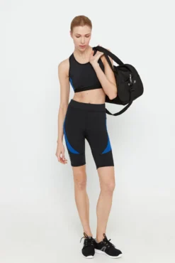 Malha ciclista detalhe azul