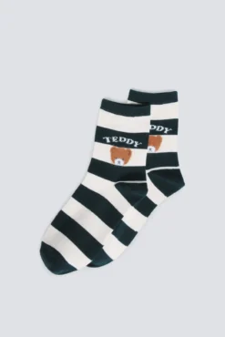 Meia de urso riscas