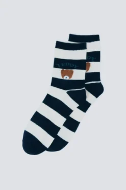 Meia de urso riscas
