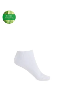 Meias caneladas de bambu