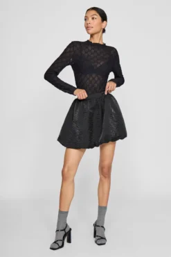 Mini balloon skirt