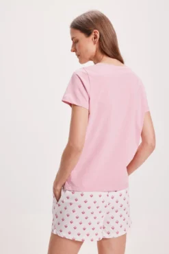 mini pijama curto estampado