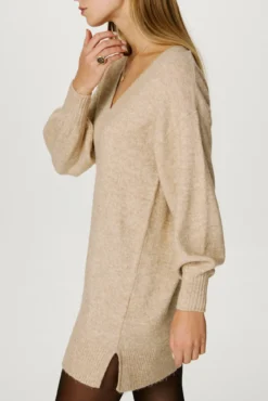 mini vestido de malha