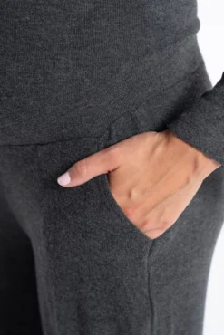 Mochila para casa com tecido macio e botões