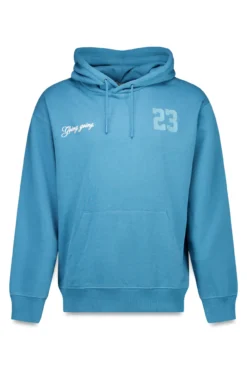 Moletom com capuz estampado de beisebol