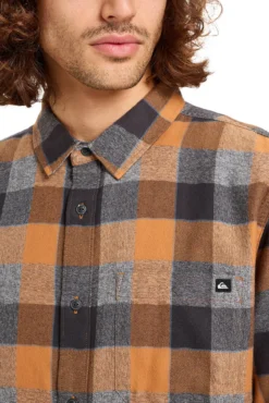 Motherfly Plaid - Camisa para homem de manga comprida