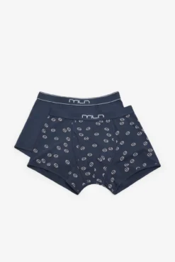 Pack boxer liso e estampado