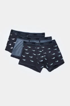 Pack 3 boxers animais marítimos