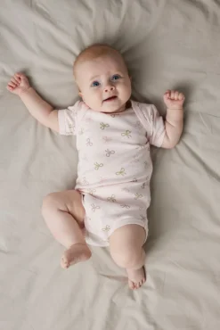 Pack de 3 bodys para bebé menina com laços