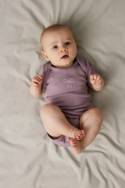 Pack de 3 bodys para bebé menina com laços