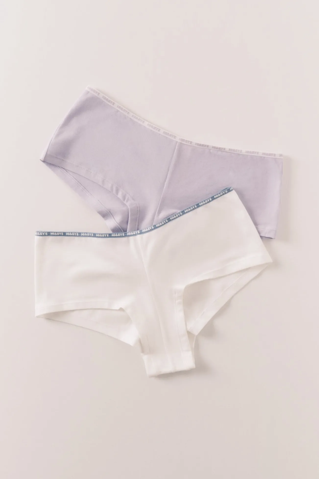 Pack de 2 cuecas boxer roxo e branco