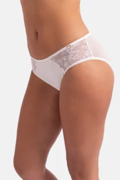 Pack de 2 cuecas hipster de renda rosa e nude