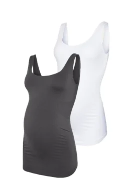 Pacote com 2 regatas esportivas para maternity