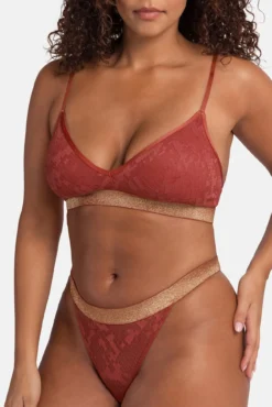 Pacote de 2 bralettes de lurex