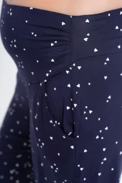 Pacote de pijama com estampado de flocos