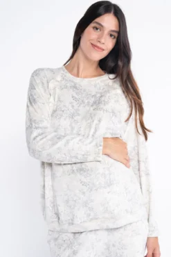 Pacote de pijama tondosado estampado