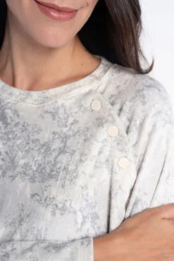Pacote de pijama tondosado estampado