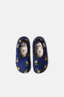 Pantufa infantil de pele sintética
