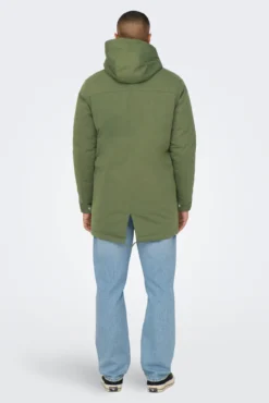 Parka com capuz