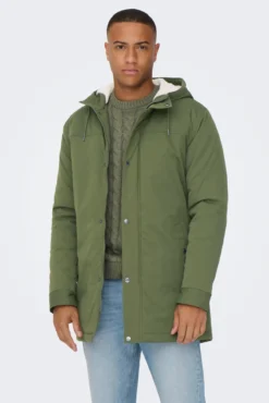 Parka com capuz