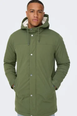 Parka com capuz