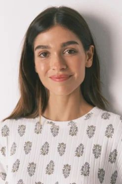 Pijama comprido floral