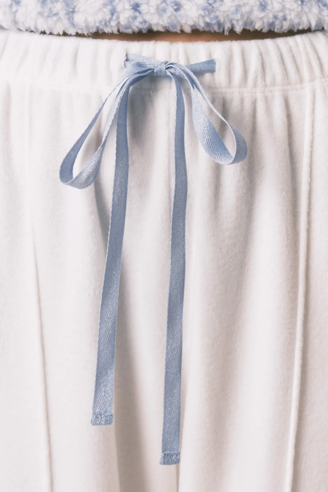 Pijama comprido pelo azul