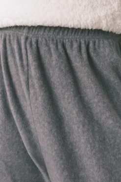 Pijama comprido polar suave estampado fair isle