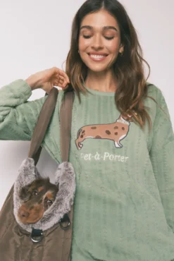 Pijama comprido polar verde