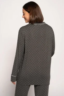 Pijama pré-mamã com estampado de gravata