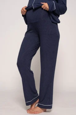 Pijama pré-mamã com estampado de bolinhas