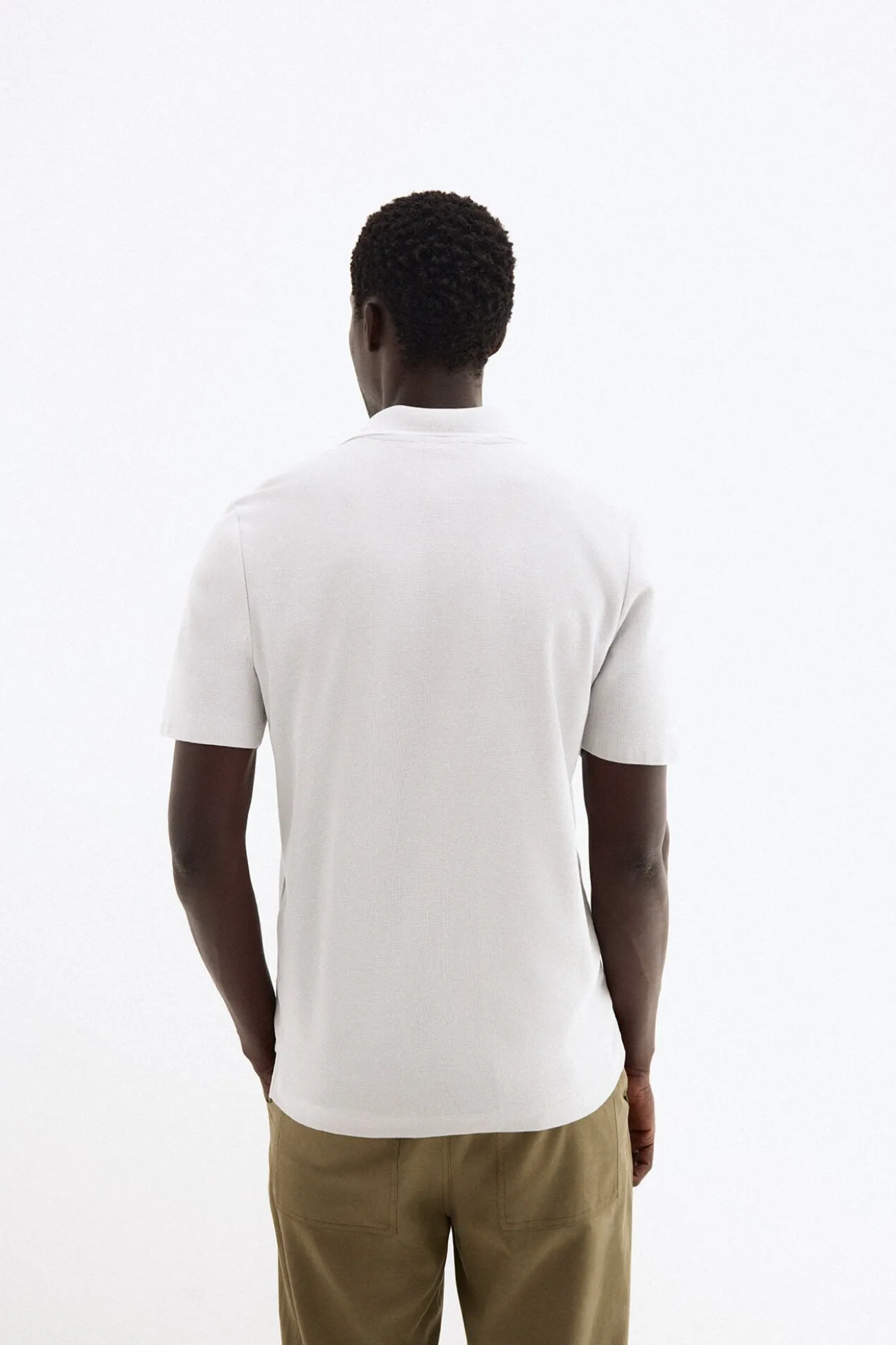 Polo com textura