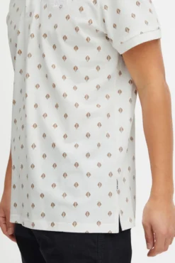Polo de Algodão Regular Fit Estampado