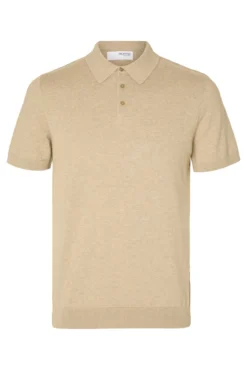 Polo de malha de manga curta