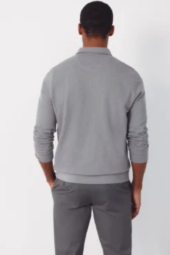 Polo de manga comprida com estrutura