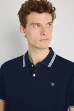 Polo de manga curta