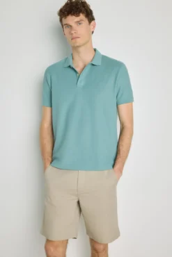 Polo de manga curta