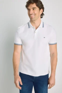 Polo de manga curta
