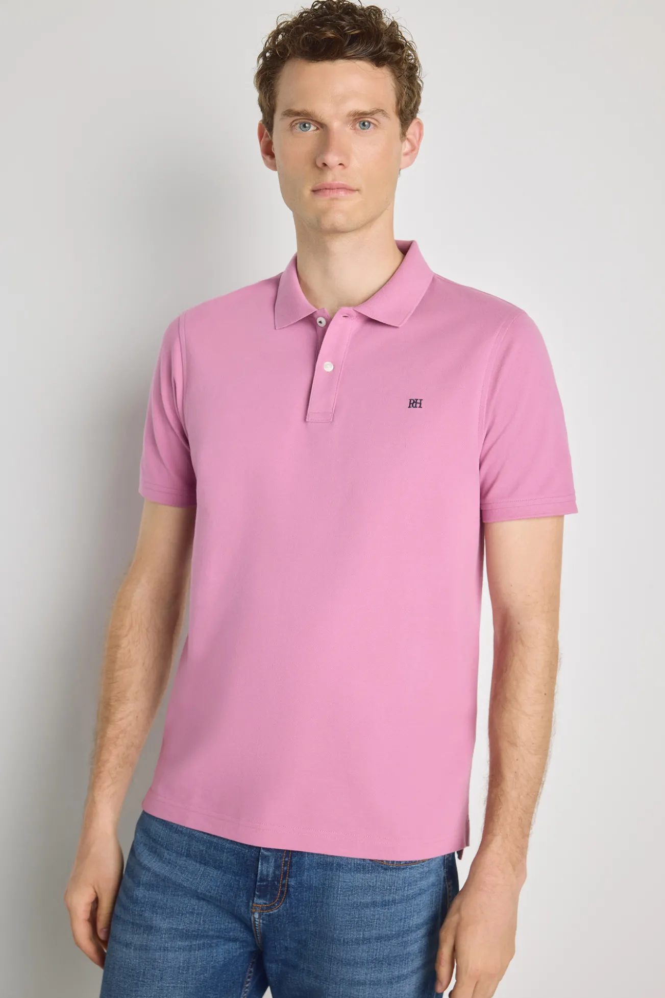 Polo de manga curta