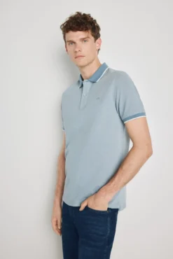 Polo de manga curta