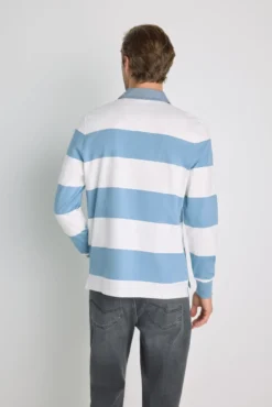 Polo de riscas manga comprida